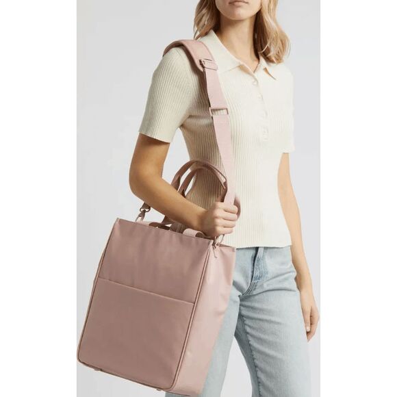 NWT BEIS The North To South Tote Bag in Atlas Pink - Picture 3 of 6
